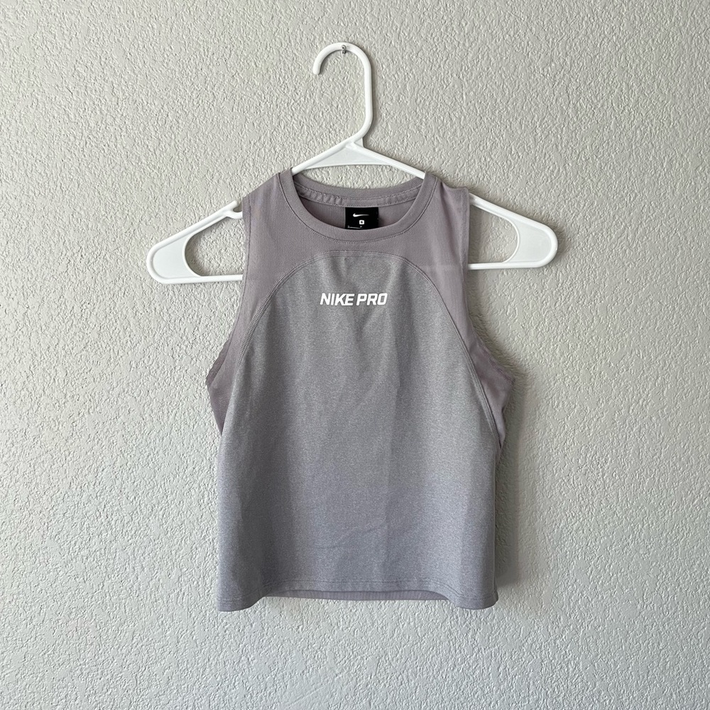 Gray Nike Pro Tank Top, Size S
